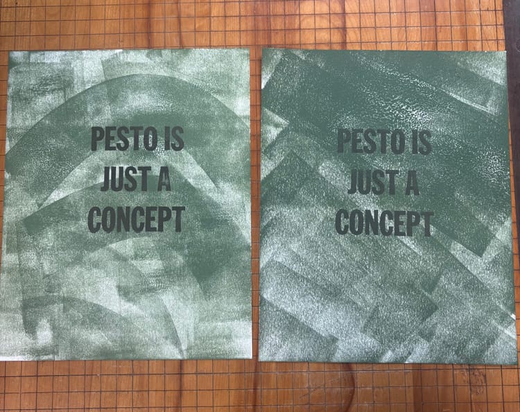 Pesto is Just a Concept